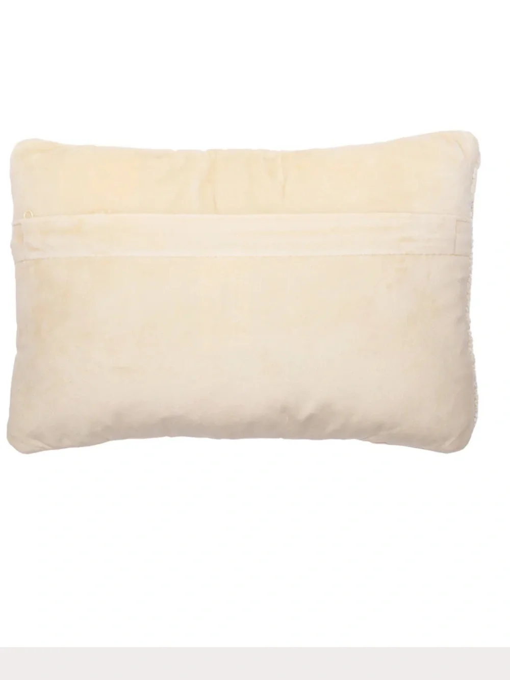 Butterfly Wool Hooked Throw Pillow Velvet Back